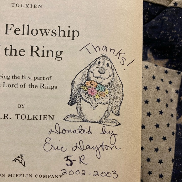 3 books by JRR Tolkien. Fellowship of the ring, two towers return of the king - Picture 8 of 13